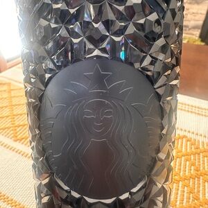 Starbucks Black Studded Tumbler with Logo